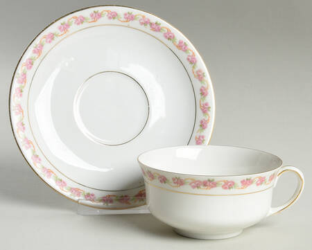 Princess (Altwasser) Flat Cup & Saucer Set