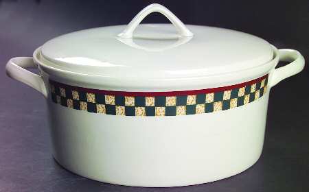 Country Inn Collection 2 Qt Round Covered Casserole