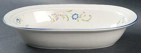 Shades Crest 10" Oval Vegetable Bowl