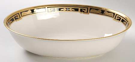 La Maison De L'Art Deco 9" Oval Vegetable Bowl