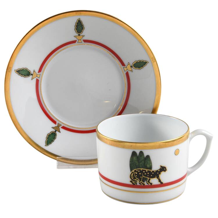 La Maison De Louis Cartier Flat Cup & Saucer Set