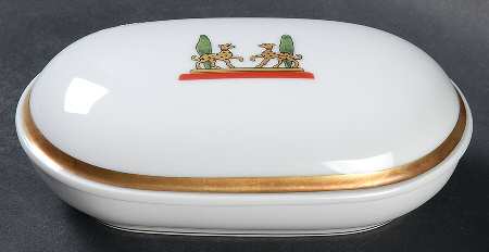 La Maison De Louis Cartier Oval Box & Lid 5"