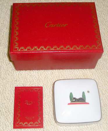 La Maison De Louis Cartier Square Box with Lid