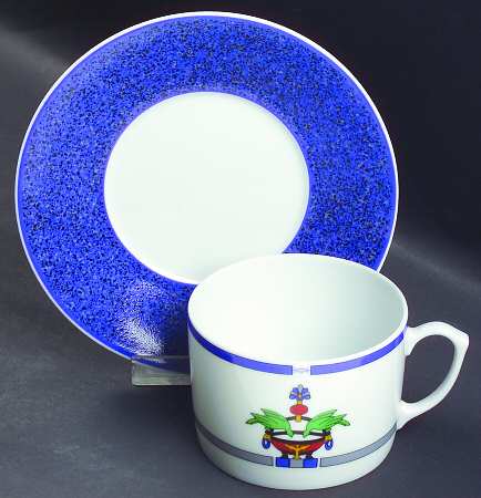 La Maison Venitienne Lapis Flat Cup & Saucer Set