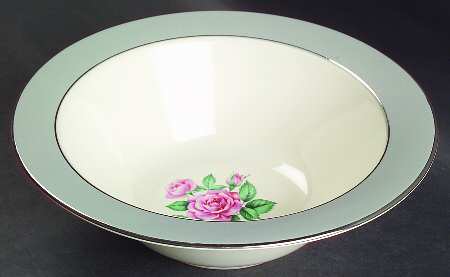 Brittany Rose Grey 9" Round Vegetable Bowl