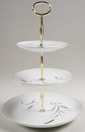 Eternal Harvest 13 7/8"-14 1/4" 3-Tiered Serving Tray(DP,SP,BB) HC