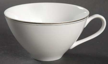Platinum Wedding Band Flat Cup