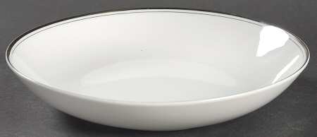 Platinum Wedding Band Coupe Soup Bowl