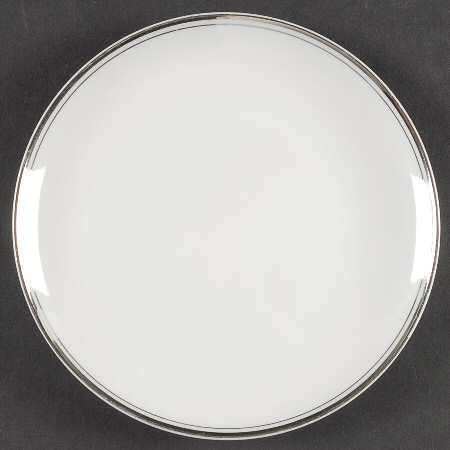 Platinum Wedding Band Bread & Butter Plate