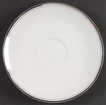 Platinum Wedding Band Saucer