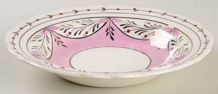 Ruskin (Pink) Round Butter No Lid