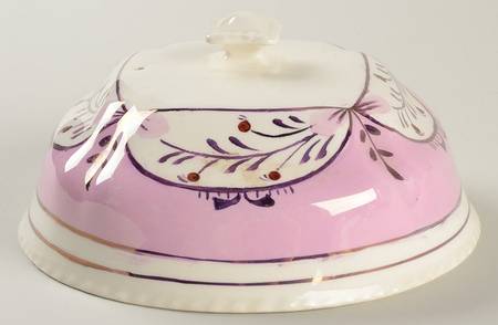 Ruskin (Pink) Lid for Round Butter