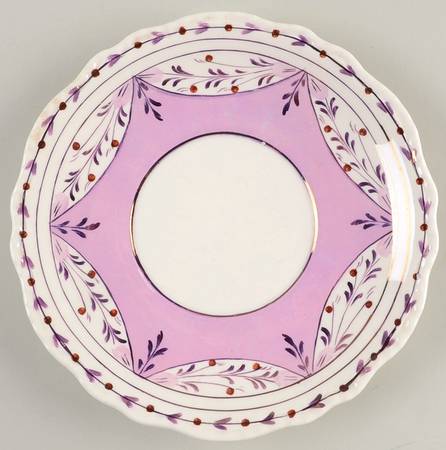 Ruskin (Pink) Saucer for Cream Soup Bowl