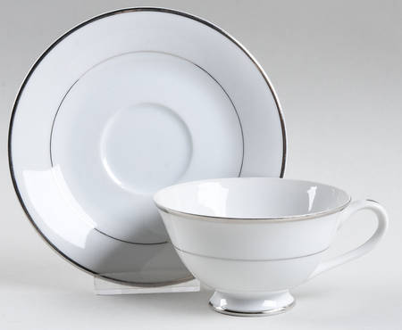 Simplicity Footed Cup & Saucer Set
