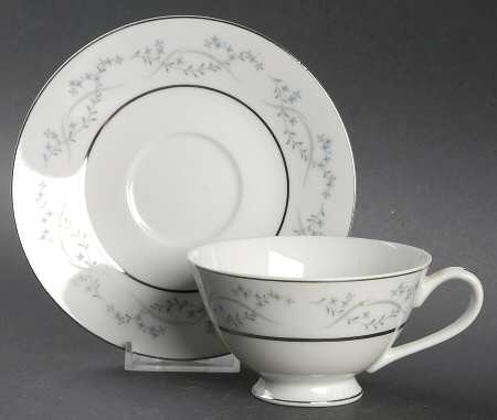 Symphony Footed Cup & Saucer Set