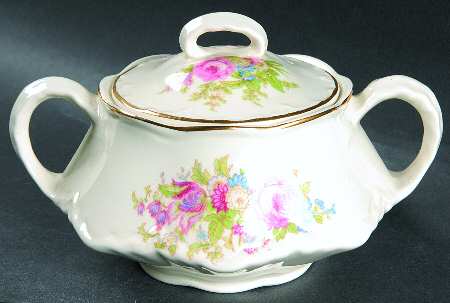 Avon (Scalloped) Sugar Bowl & Lid