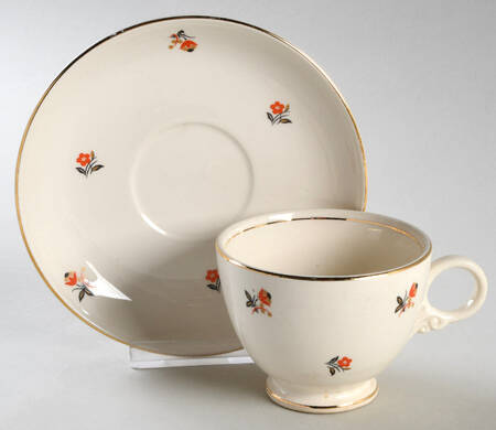 Cardinal Footed Cup & Saucer Set