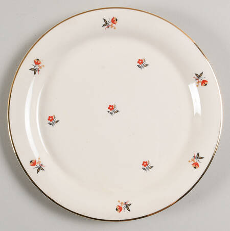 Cardinal Salad Plate