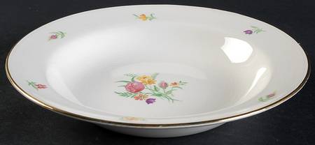 Chintz Rim Soup Bowl