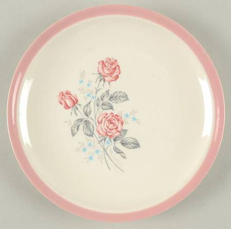 Dixie Rose (No Trim) Luncheon Plate
