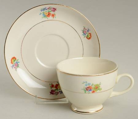Dresden Footed Cup & Saucer Set
