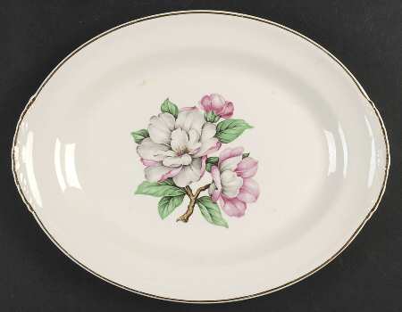 Magnolia 11" Oval Serving Platter