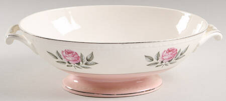 Norway Rose Oval Vegetable No Lid