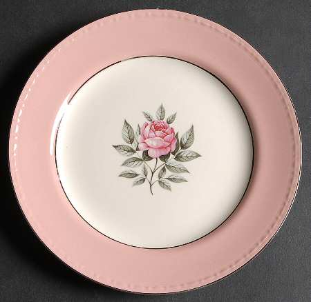Norway Rose Dessert/Pie Plate