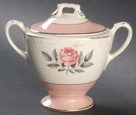 Norway Rose Sugar Bowl & Lid