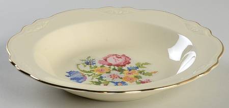 Petipoint Rim Soup Bowl