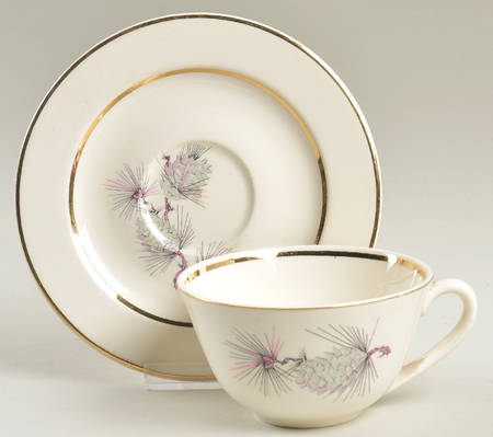 Princess Flat Cup & Saucer Set