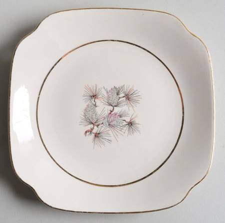 Princess Square Dessert Plate
