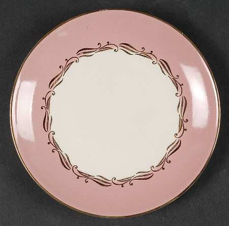 Sunrise Pink Bread & Butter Plate
