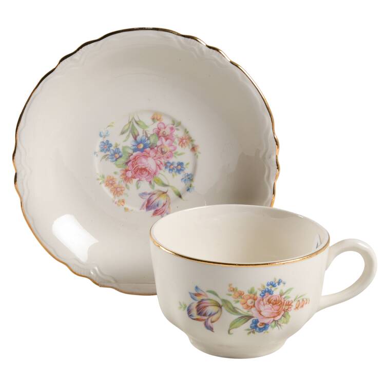 Wayside Flat Cup & Saucer Set