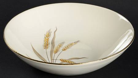 Wheat Spray 8" Round Vegetable Bowl