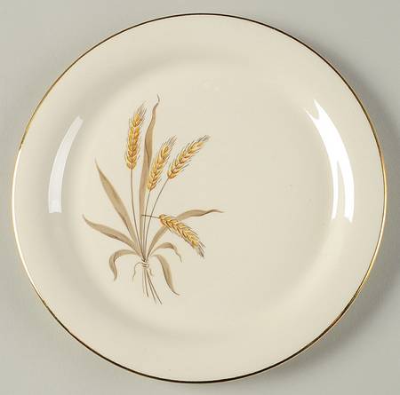 Wheat Spray Salad Plate