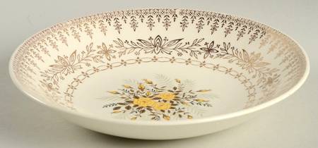 Yellow Rose Coupe Soup Bowl