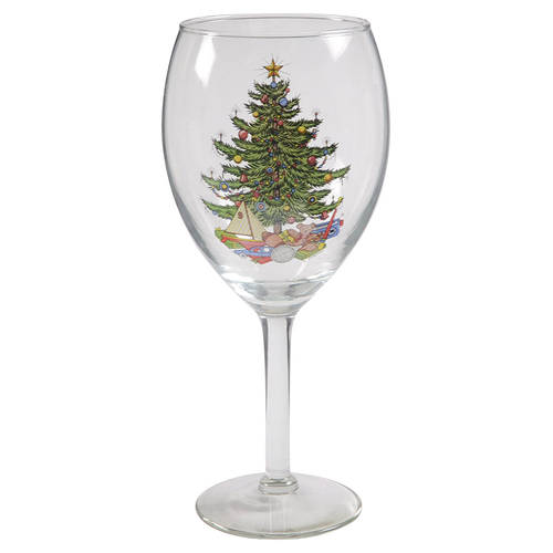 American Christmas Tree (White) 16 Oz Glassware Wine Grande