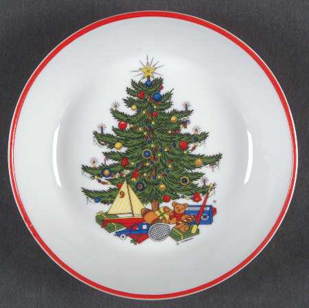 American Christmas Tree (White) Nut Dish