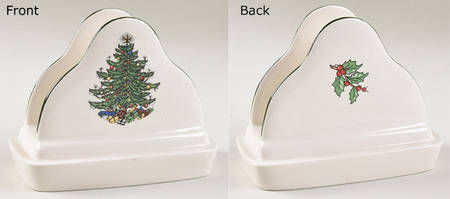 Christmas Tree (Narrow Green Band) Napkin Holder