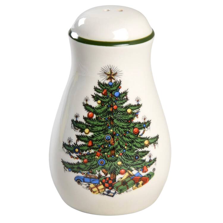 Christmas Tree (Narrow Green Band) Salt Shaker