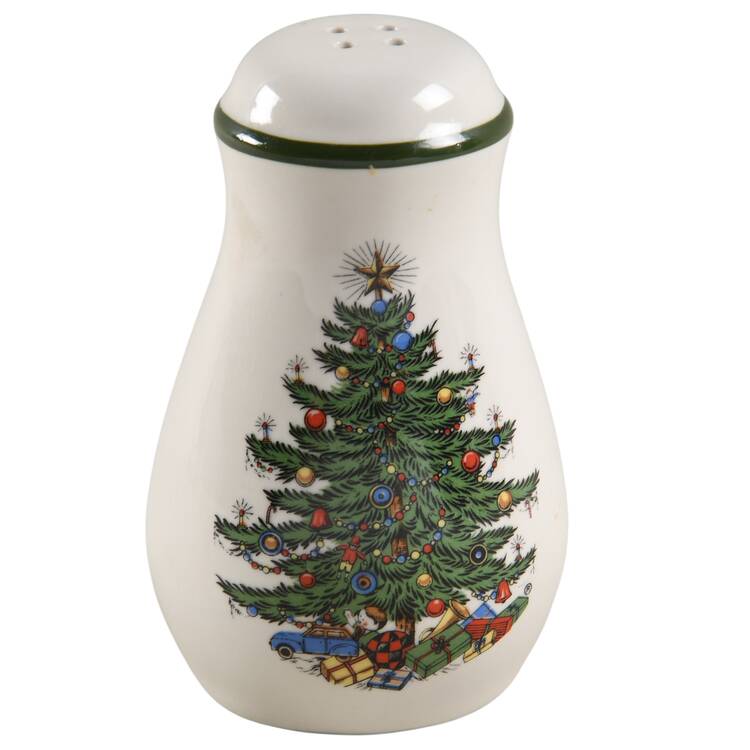 Christmas Tree (Narrow Green Band) Pepper Shaker