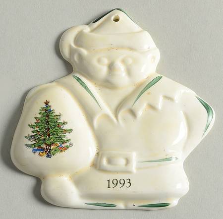 Christmas Tree (Narrow Green Band) Ornament