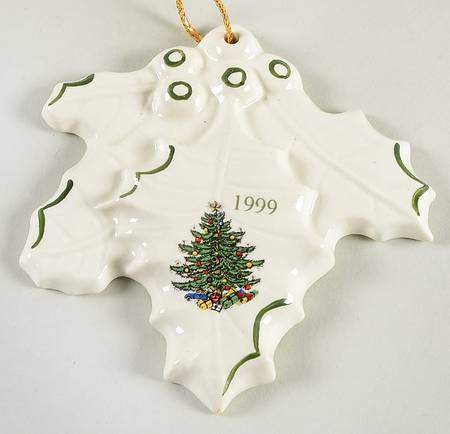 Christmas Tree (Narrow Green Band) Ornament