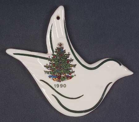Christmas Tree (Narrow Green Band) Ornament