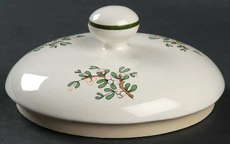 Christmas Tree (Narrow Green Band) Lid for Cookie Jar