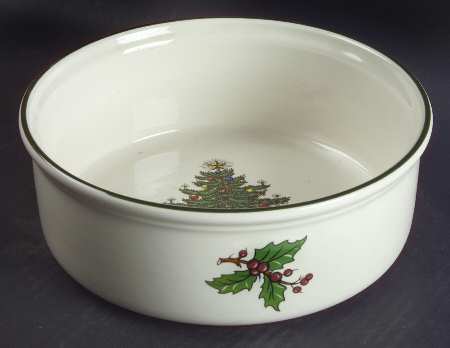 Christmas Tree (Narrow Green Band) Large All Purpose Bowl