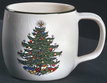 Christmas Tree (Narrow Green Band) Punch Cup