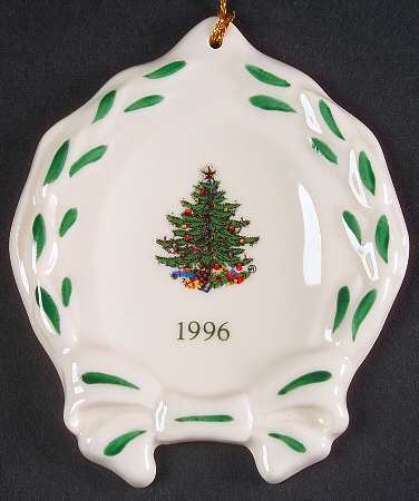 Christmas Tree (Narrow Green Band) Ornament