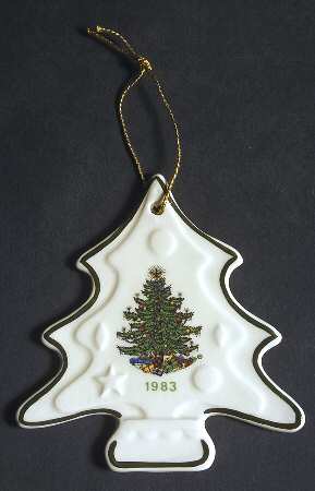 Christmas Tree (Narrow Green Band) Ornament